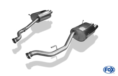 FOX BMW Z3 M Endschalldämpfer rechts/links - 2x76 Typ 13 rechts/links