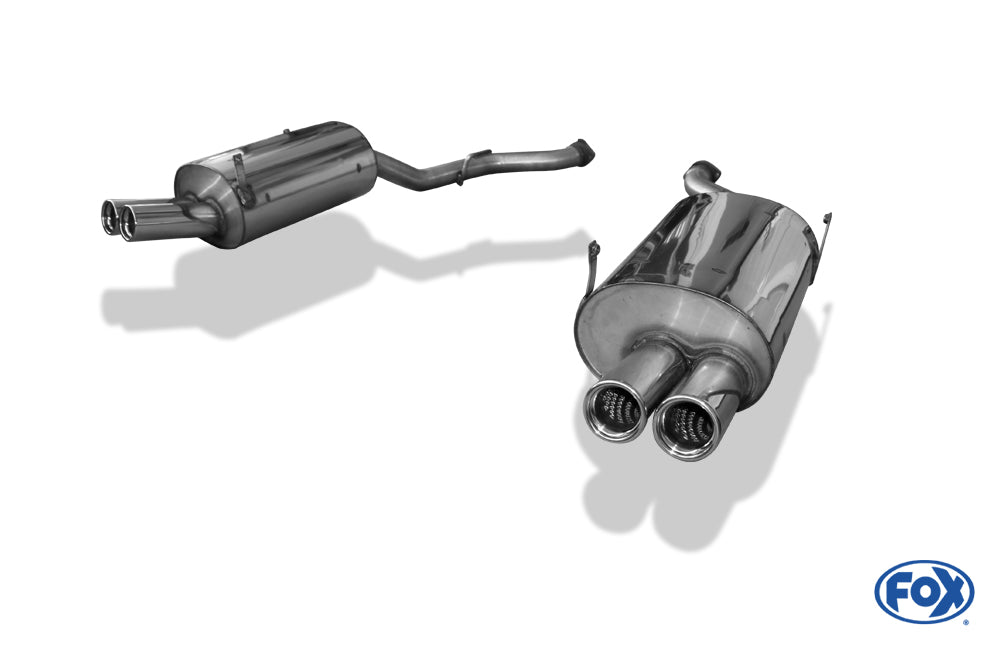 FOX BMW Z3 M Endschalldämpfer rechts/links - 2x76 Typ 13 rechts/links