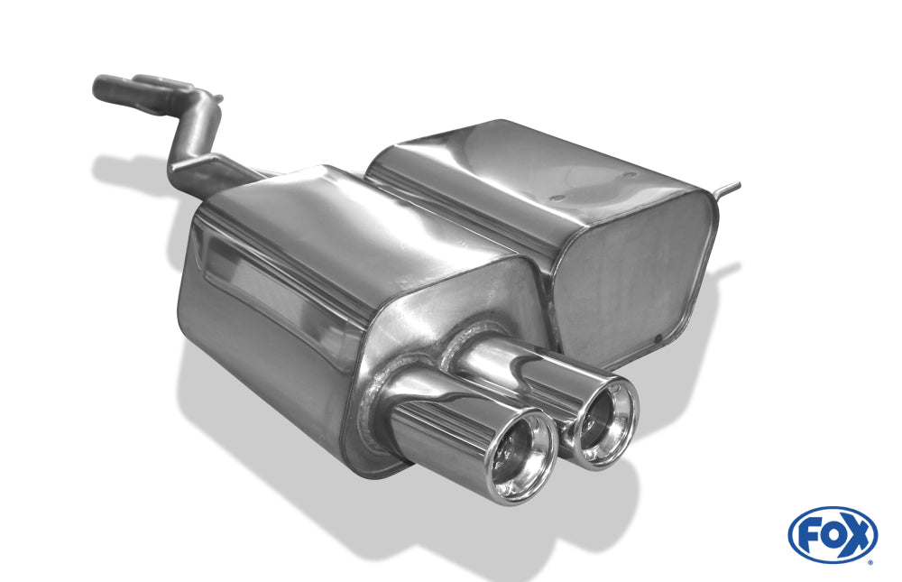 FOX BMW Z4 E85 Endschalldämpfer inkl. Y-Verbindungsrohr 2x50mm - 2x80 Typ 13