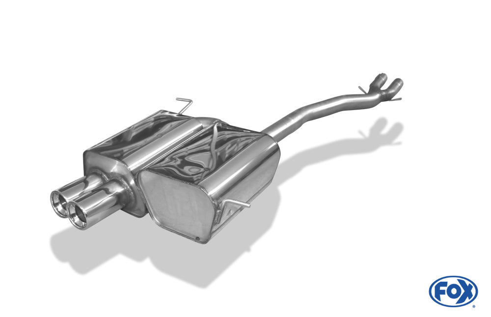 FOX BMW Z4 E85 Endschalldämpfer inkl. Y-Verbindungsrohr 2x50mm - 2x80 Typ 13