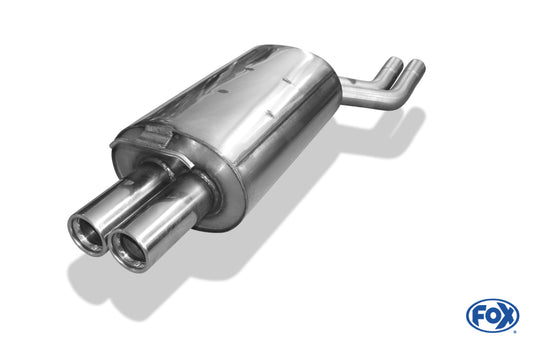 FOX BMW X3 Endschalldämpfer - 2x76 Typ 13