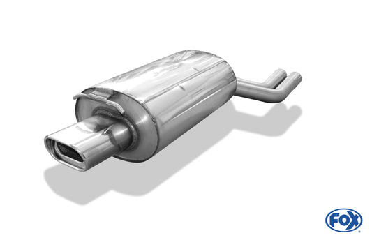 FOX BMW X3 Endschalldämpfer - 135x80 Typ 53
