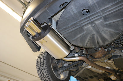 FOX BMW X3 - X53 Endschalldämpfer auf original Vorschalldämpfer - 2x80 Typ 25