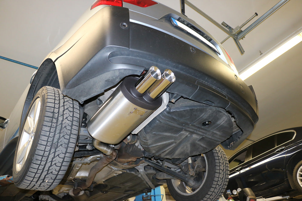 FOX BMW X3 - X53 Endschalldämpfer auf original Vorschalldämpfer - 2x80 Typ 25