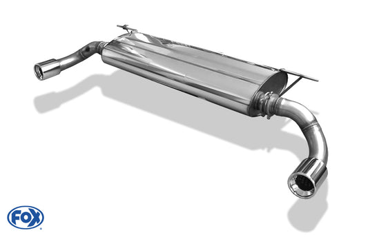 FOX BMW X5 Typ E70 Diesel Endschalldämpfer quer Ausgang rechts/links - 1x90 Typ 13 rechts/links