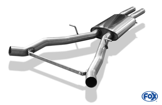 FOX BMW E63/64 645i 650i Mittelschalldämpfer