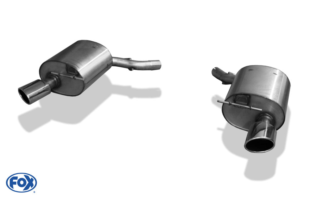 FOX BMW E63/64 645i 650i Endschalldämpfer rechts/links  - 115x85 Typ 38 rechts/links