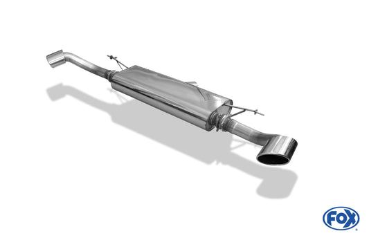 FOX BMW X6 Endschalldämpfer quer Ausgang rechts/links - 115x85 Typ 38 rechts/links