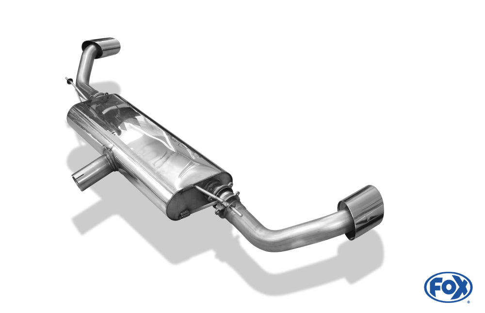 FOX BMW X6 Endschalldämpfer quer Ausgang rechts/links - 115x85 Typ 38 rechts/links