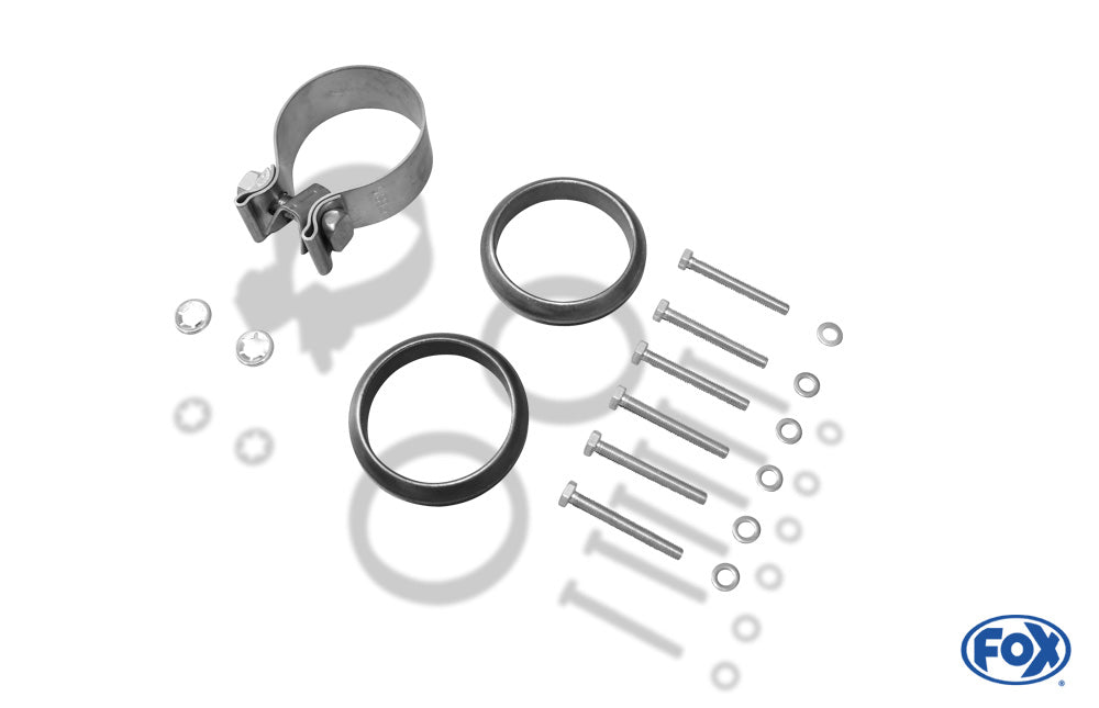 FOX BMW X6 Endschalldämpfer quer Ausgang rechts/links - 115x85 Typ 38 rechts/links