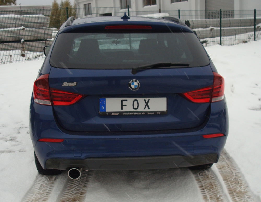 FOX BMW X1 - X84 Diesel Endschalldämpfer - 1x100 Typ 16