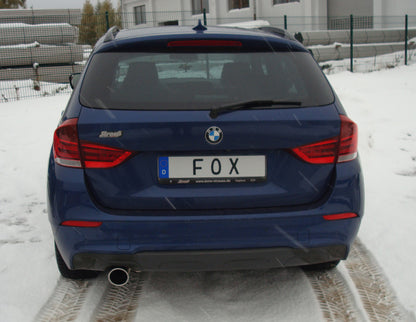 FOX BMW X1 - X84 Diesel Endschalldämpfer - 1x100 Typ 16