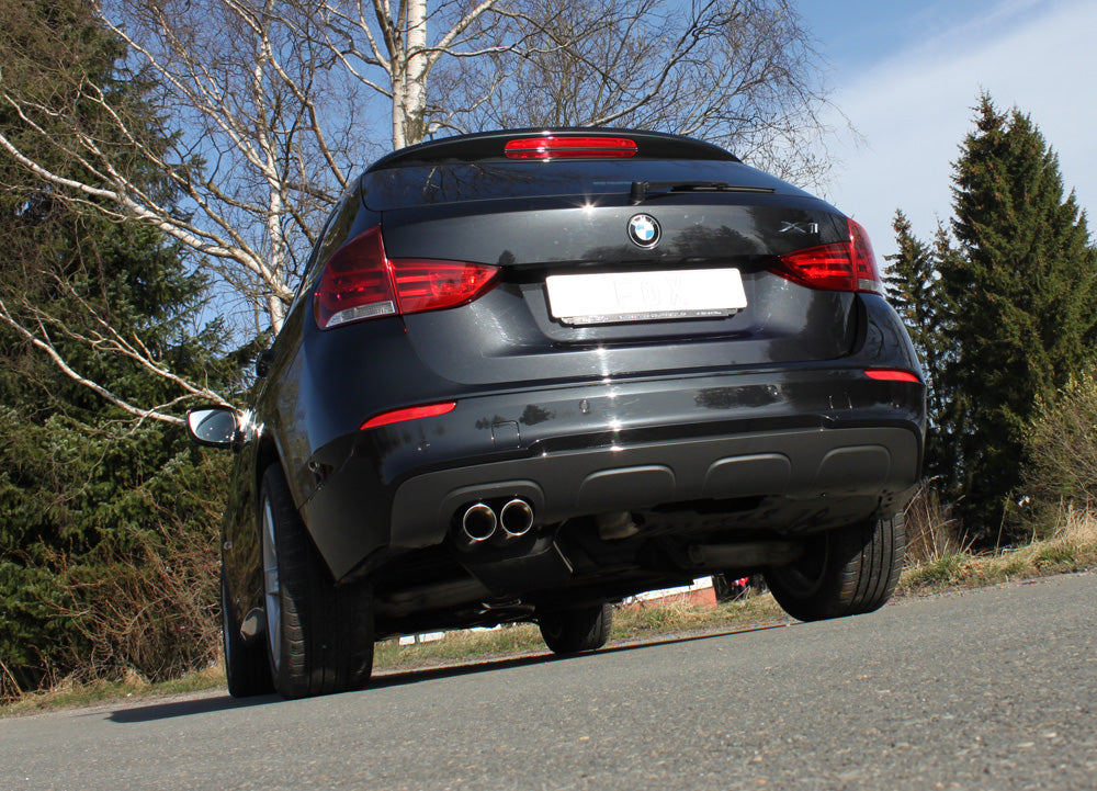 FOX BMW X1 - X84 Benzin Endschalldämpfer - 2x80 Typ 25