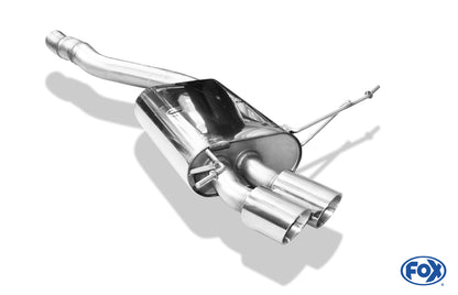 FOX BMW X1 - X84 Benzin Endschalldämpfer - 2x80 Typ 25