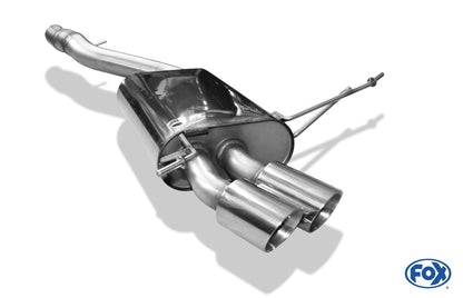 FOX BMW X1 - X84 Benzin Endschalldämpfer - 2x80 Typ 25