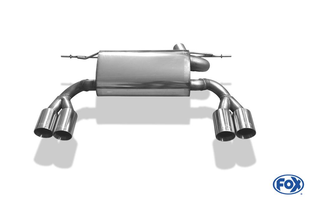 FOX BMW F30/31 - 316d/318d/320d M-Paket Endschalldämpfer quer Ausgang rechts/links - 2x80 Typ 16 rechts/links