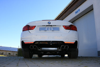 FOX BMW F32/F33/F36 - 435i - M-Paket Endschalldämpfer quer Ausgang rechts/links - 2x80 Typ 25 rechts/links