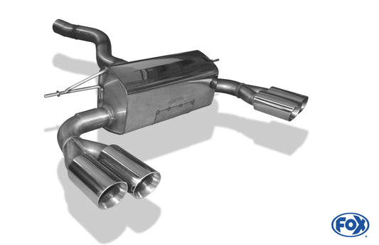 FOX BMW F32/F33/F36 - 435i - M-Paket Endschalldämpfer quer Ausgang rechts/links - 2x80 Typ 25 rechts/links