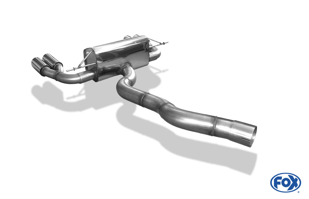 FOX BMW F32/F33/F36 - 435i - M-Paket Endschalldämpfer quer Ausgang rechts/links - 2x80 Typ 25 rechts/links