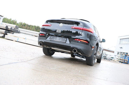 FOX BMW X4 G02 - 20i Endschalldämpfer quer Ausgang rechts/links - 1x90 Typ 16 rechts/links