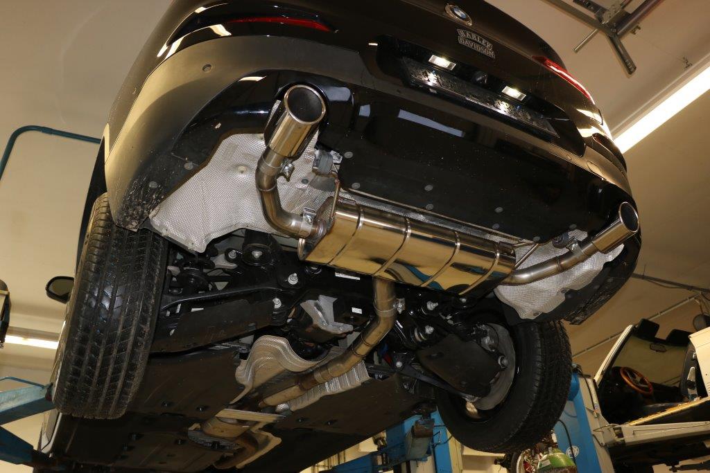 FOX BMW X4 G02 - 20i Endschalldämpfer quer Ausgang rechts/links - 1x90 Typ 16 rechts/links