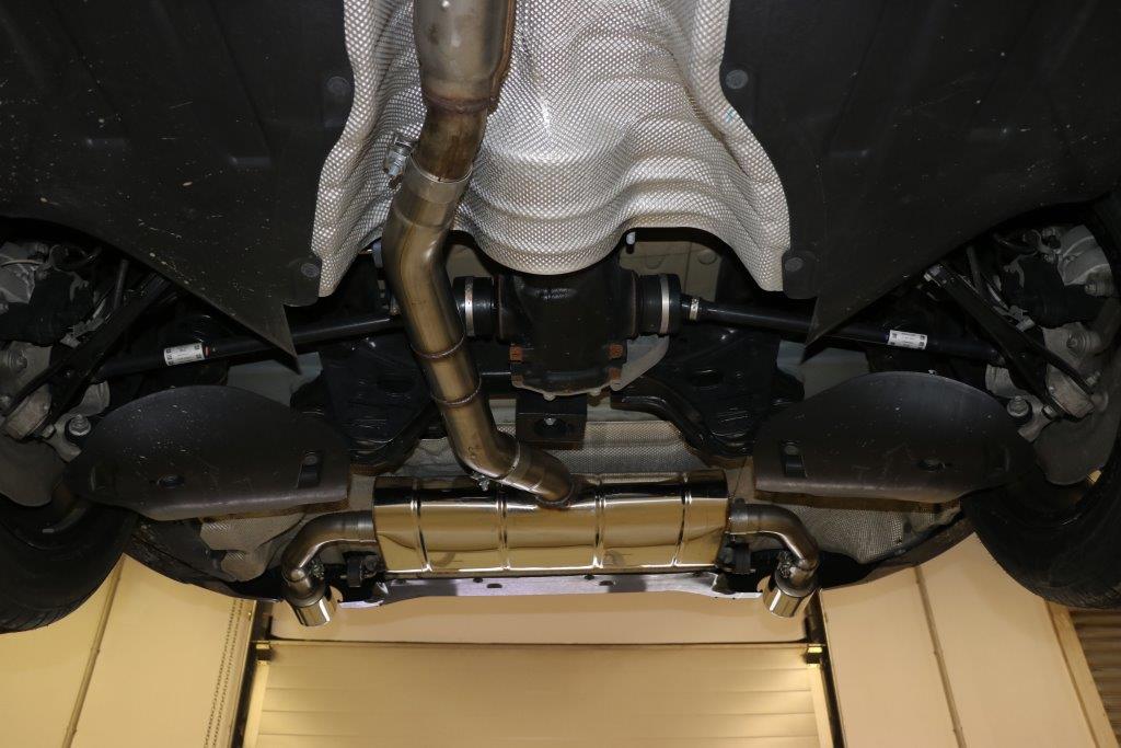 FOX BMW X4 G02 - 20i Endschalldämpfer quer Ausgang rechts/links - 1x90 Typ 16 rechts/links