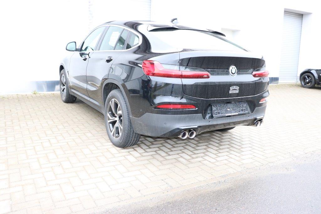FOX BMW X4 G02 - 20i Endschalldämpfer quer Ausgang rechts/links - 2x80 Typ 25 rechts/links