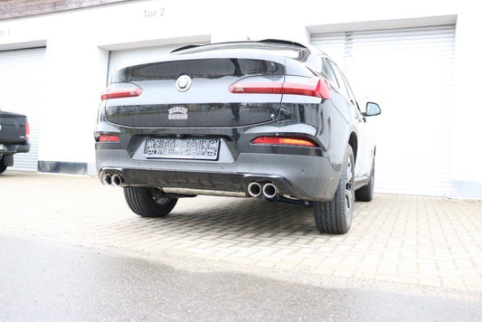 FOX BMW X4 G02 - 20i Endschalldämpfer quer Ausgang rechts/links - 2x80 Typ 25 rechts/links
