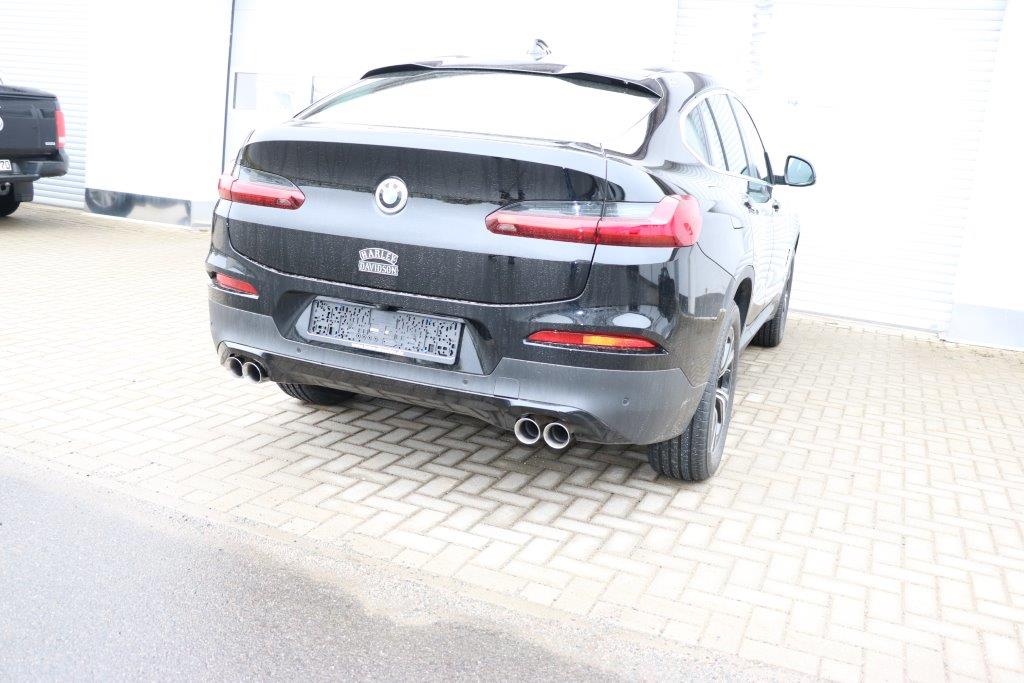 FOX BMW X4 G02 - 20i Endschalldämpfer quer Ausgang rechts/links - 2x80 Typ 25 rechts/links