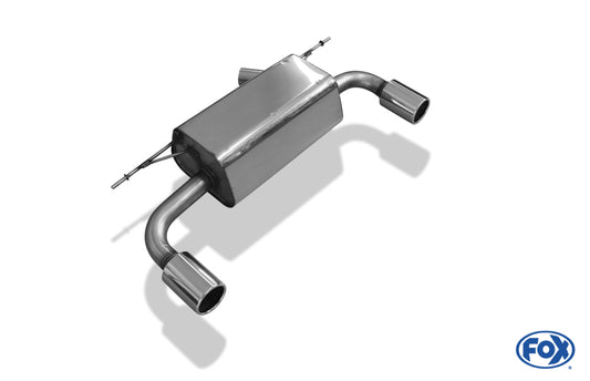 FOX BMW F23 - 220i Cabrio Endschalldämpfer quer Ausgang rechts/links - 1x90 Typ 12 rechts/links