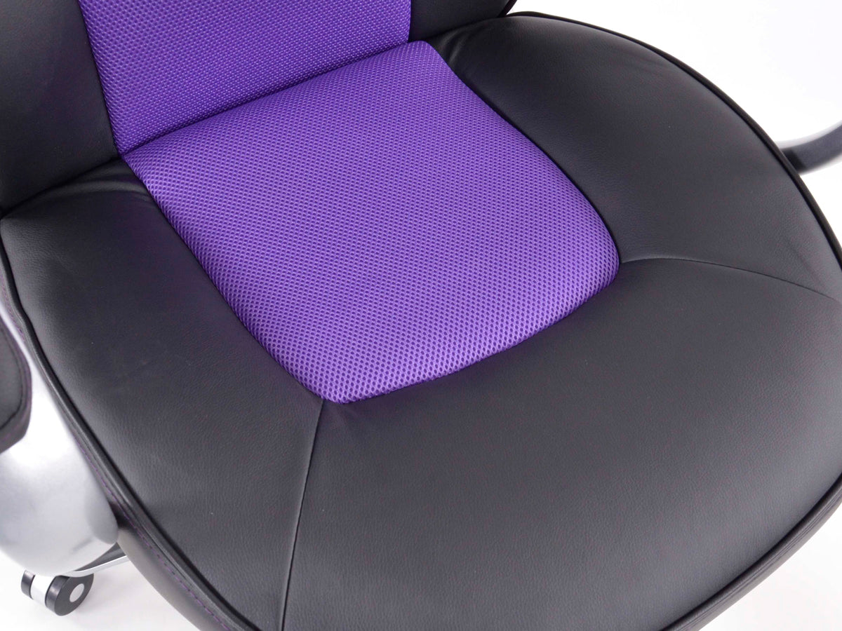 FK Sportsitz Bürodrehstuhl Madison schwarz/violett Chefsessel Drehstuhl Bürostuhl
