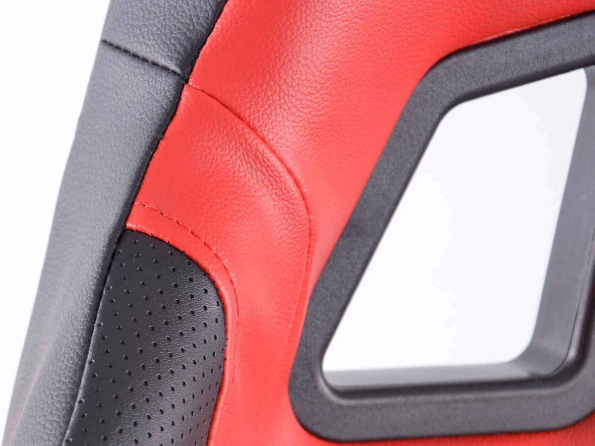 FK Sportsitz Bürodrehstuhl Cyberstar schwarz/rot Chefsessel Drehstuhl Bürostuhl