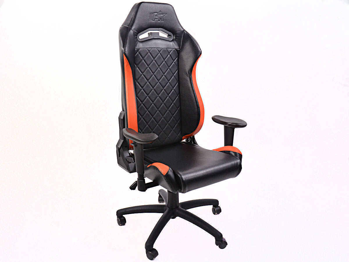 FK Gamingstuhl eGame Seats eSports Spielsitz London schwarz/orange