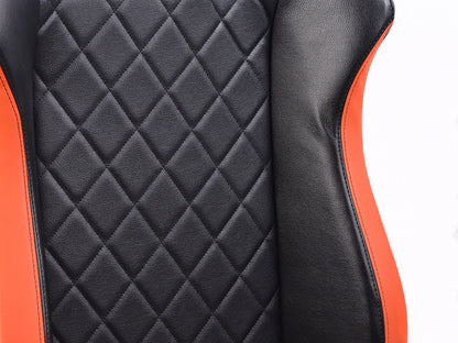 FK Gamingstuhl eGame Seats eSports Spielsitz London schwarz/orange