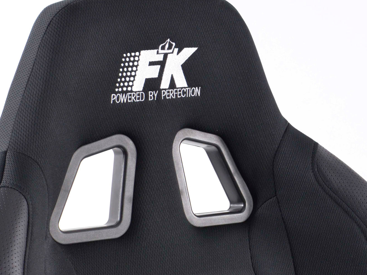 FK Sportsitz Bürodrehstuhl Racecar schwarz Chefsessel Drehstuhl Bürostuhl