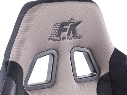 FK Sportsitz Bürodrehstuhl Racecar schwarz/grau Chefsessel Drehstuhl Bürostuhl