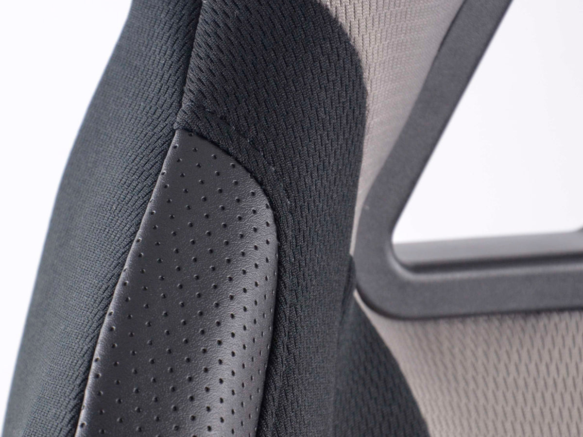 FK Sportsitz Bürodrehstuhl Racecar schwarz/grau Chefsessel Drehstuhl Bürostuhl