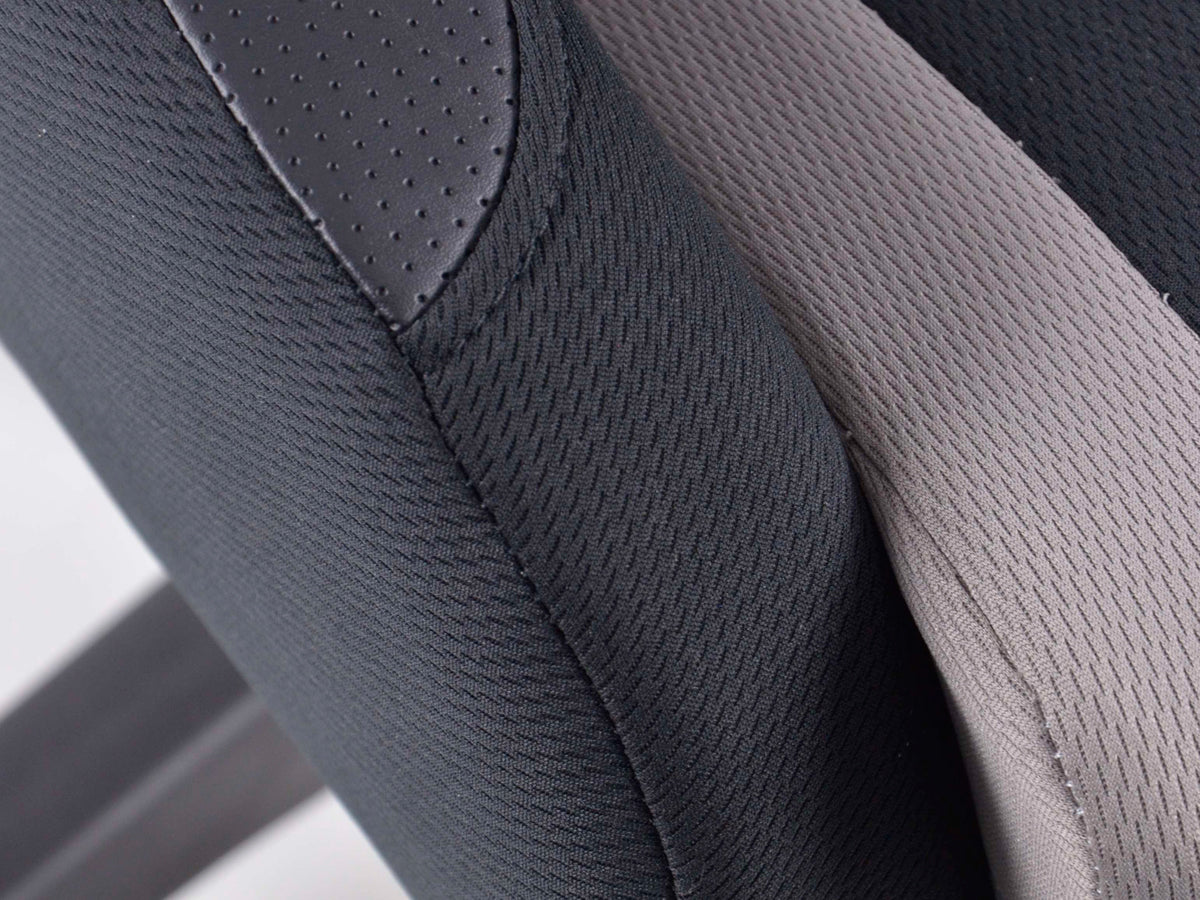 FK Sportsitz Bürodrehstuhl Racecar schwarz/grau Chefsessel Drehstuhl Bürostuhl