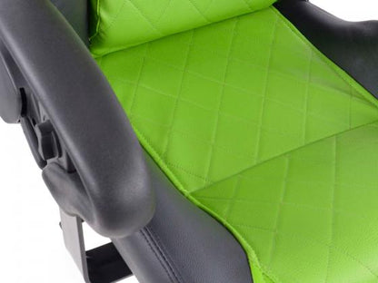 FK Sportsitz Bürodrehstuhl Detroit schwarz/grün Chefsessel Drehstuhl Bürostuhl