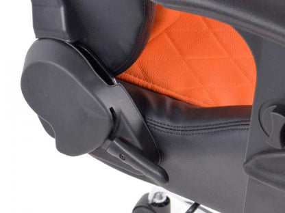 FK Sportsitz Bürodrehstuhl Detroit schwarz/orange gebraucht Chefsessel Drehstuhl Bürostuhl
