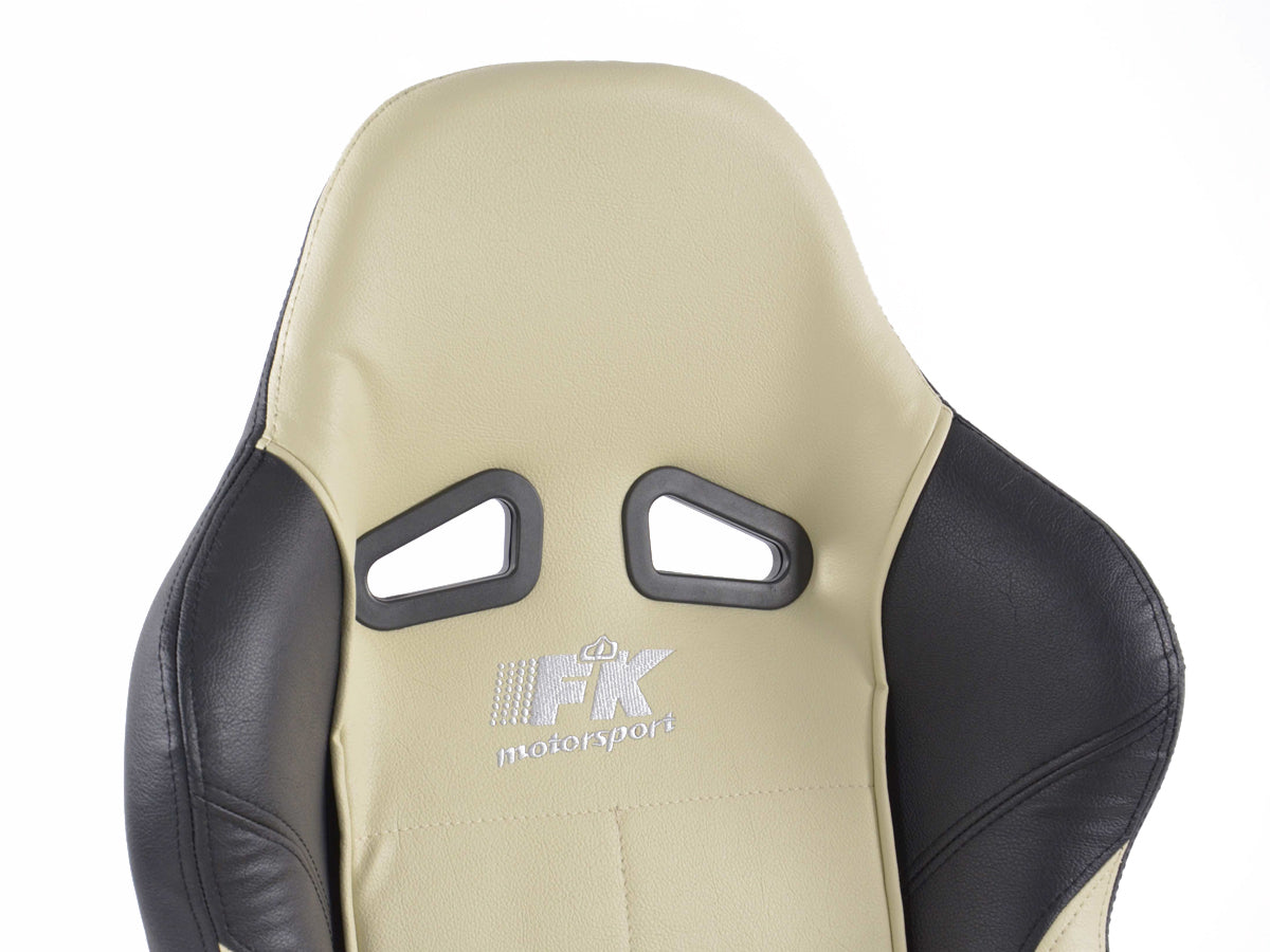 FK Sportsitz Bürodrehstuhl Baltimore schwarz/beige Chefsessel Drehstuhl Bürostuhl