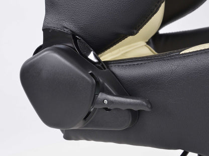 FK Sportsitz Bürodrehstuhl Baltimore schwarz/beige Chefsessel Drehstuhl Bürostuhl