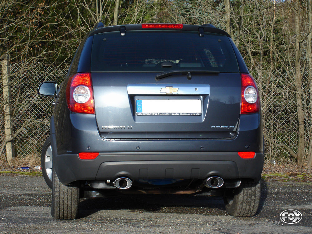 FOX Chevrolet Captiva KLAC Endschalldämpfer rechts/links - 115x85 Typ 33 rechts/links