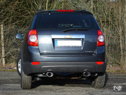 FOX Chevrolet Captiva KLAC Endschalldämpfer rechts/links - 115x85 Typ 33 rechts/links