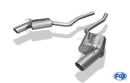 FOX Chevrolet Camaro Endschalldämpfer rechts/links - 1x100 Typ 16 rechts/links