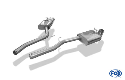 FOX Chevrolet Camaro Endschalldämpfer rechts/links - 1x100 Typ 16 rechts/links