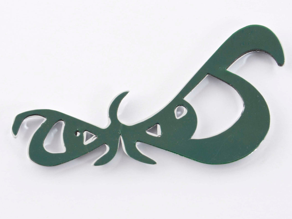 Aufkleber Chrom 3D Car Logo Motiv Eyes 86x49 mm chrom