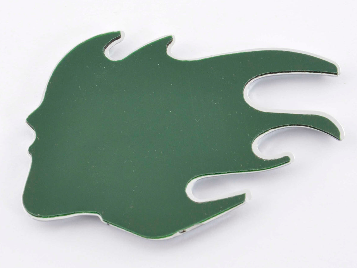 Aufkleber Chrom 3D Car Logo Motiv Madface 82x58 mm chrom
