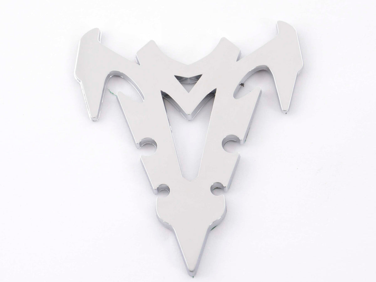 Aufkleber Chrom 3D Car Logo Motiv Shogun III 70x82 mm chrom