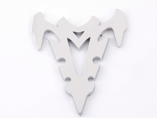 Aufkleber Chrom 3D Car Logo Motiv Shogun III 70x82 mm chrom